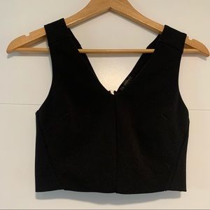 Dynamite | Black Crop Top Size XS
